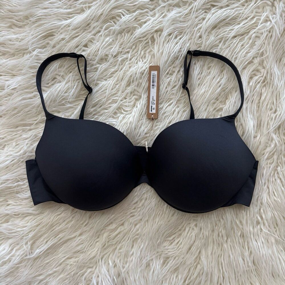 Skims Ultimate Push up Plunge Bra Onyx Size 38C